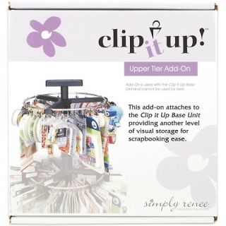 Clip It Up Paper Carousel Organizer Upper Tier Add On