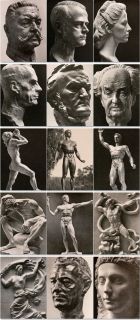 Vintage Book of German Arno Breker w 60 Photos Sculptor Germany Busts