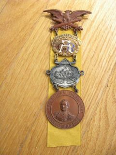 Civil War Gar Veteran Encampment Medal Toledo Ohio