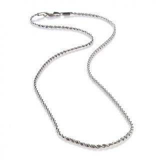 Michael Anthony Jewelry® 2mm 16 Stainless Steel Rope Chain Necklace