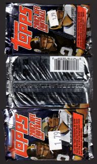 Football  24 Sealed Packs/Tom Brady Ring Autograph? Ed Reed RC Year