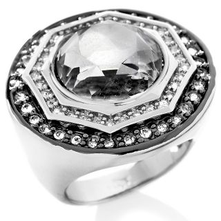 love and rock by loree rodkin pave border cocktail ring d