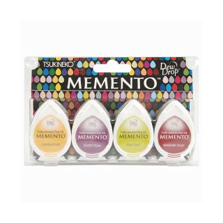 Memento Dew Drops Dye Inkpad 4 Pack   Farmers Market