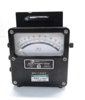  Antique Volt Meter Current Measuring Instrument AC & DC Electrical