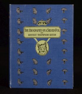 1909 The Biography of A Silver Fox Ernest Thompson Seton Illustrated