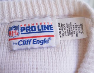  CHiCAGo BEARS SWEATER ~ XL NFL PRO LiNE CLiFF ENGLE ditka/jersey/shirt