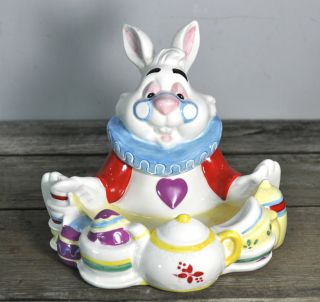 Disney Alice in Wonderland White Rabbit Ceramic Candy Dish