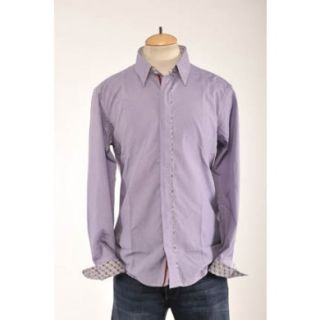 Mens ENGLISH LAUNDRY SCOTT WEILAND Purple Woven Shirt Size XL X Large