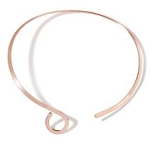 studio barse copper swirl 14 12 collar necklace d 2011102717055235