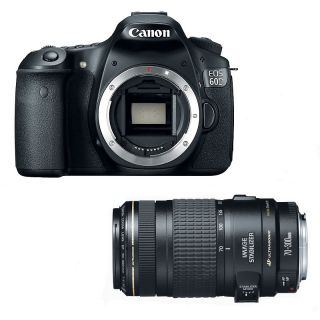  SLR & Advanced Canon EOS 60D 18.0MP Digital SLR Camera with Lens