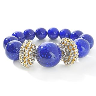  blue issima goldtone stretch bracelet rating 8 $ 19 95 s h $ 1 99 