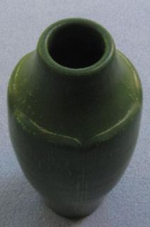 Ephraim Pottery Leaf Vase Tooled Arts and Crafts Movement Style Mint