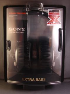 Sony MDR XB500 Extra Bass Series King Size Headphones New