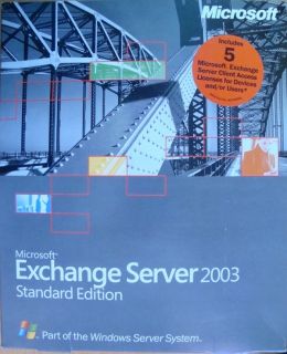 Microsoft Exchange Email Server 2003 Standard Edition 312 02613