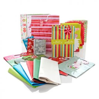 Winter Lane 31 piece Gift Bag Set with Tissue Paper