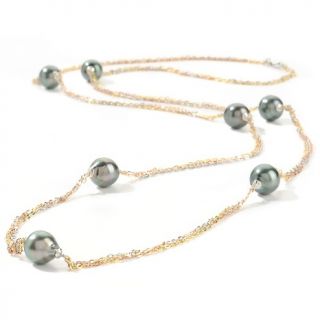  Tara Pearls 9 10mm Cultured Tahitian Pearl Tri Color 36 Necklace