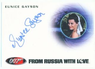 Eunice Gayson Autograph A160 James Bond Mission Logs