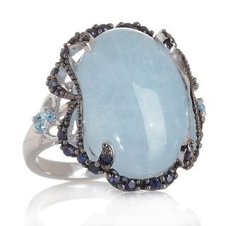Opulent Opaques Milky Aquamarine and Multigemstone Sterling Silver