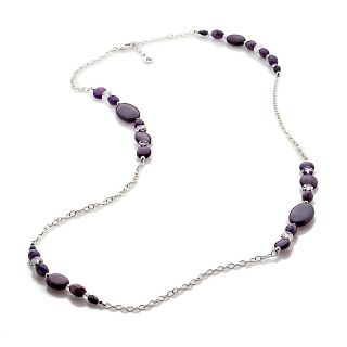 Barse Purple Quartz Sterling Silver 37 Necklace