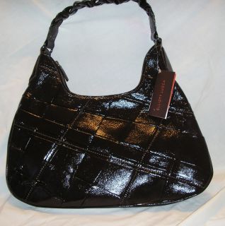Elliot Lucca Woven Shoulder Bag New Chocolate Brown Womens Purse New