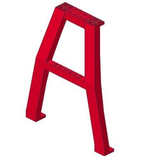  Lego Support Crane 128x157mm Stand Double Red New