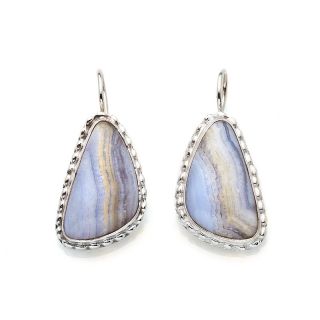 Mine Finds by Jay King Jay King Blue Lace Drusy Sterling Silver Drop