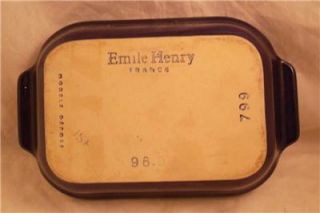 Vintage Set 3 Emile Henry France Oven Safe Bake Ceramic Casserole