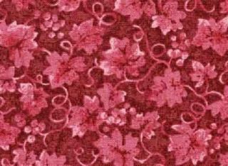 Rosas Collection Elm Creek Quilt Fabric 1 2 Yard Red Leaves 15303