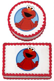 ELMO EDIBLE CAKE IMAGE ICING SHEET PARTY TOPPER BIRTHDAY MORE