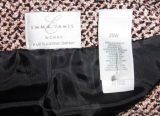94 Emma James Liz Claiborne Blazer Womens Plus 20W
