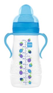 MAM Hold Me Bottle 9oz 1 PK BPA Free Blue