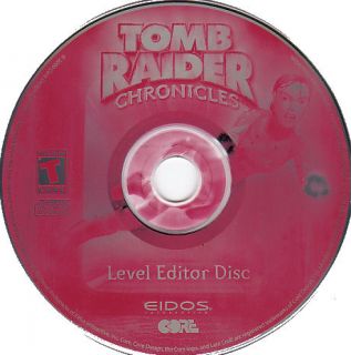 Tomb Raider Chronicles Eidos PC Game New 2X CDROM Set 061887010068