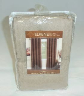 Elrene Window Treatments Essex Grommet Wheat Window Panel 50 x 108