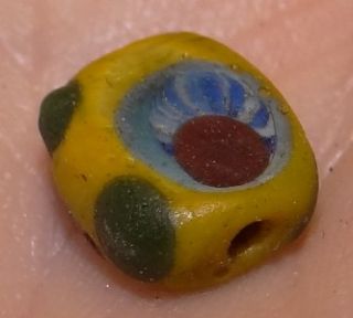 10mm Antique Islamic Empire Glass Bead, 200+ Years Old, #A2830