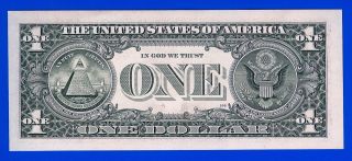 US CURRENCY 2006 $1 G* *STAR* NOTES CHICAGO FRN 3 CONSECUTIVE SERIAL