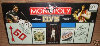 Monopoly Elvis 25th Anniversary Collectors Edition MIB