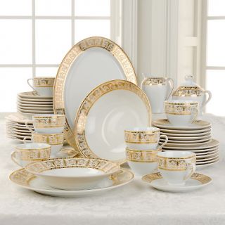  Napkin Holders Highgate Manor Medici 44 piece Porcelain Dinnerware Set