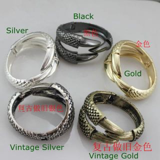 Embellished Gold/Silver Eagle Claw Clamp Wraparound Womens Bangle