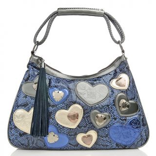  snake print heart hobo with suede tassel rating 11 $ 45 47 s h $ 6