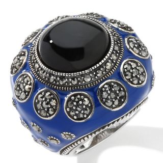  and marcasite sterling silver enamel ring rating 3 $ 48 97 s h $ 5 95