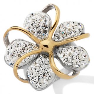  accented two tone flower ring note customer pick rating 57 $ 14 95 s h