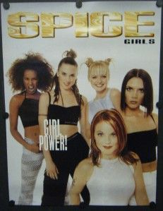  Promo Poster 1997 Girl Power Victoria Beckham Mel B Emma Geri
