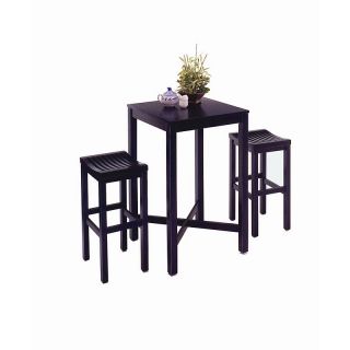 Home Styles Pub Set with Backless Stools   3 Piece