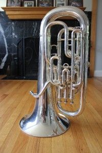 Besson Sovereign 967 Euphonium Instrument and Reunion Blues Gig Bag