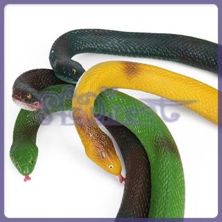 37 4 inch Exotic Realistic Rubber Toy Fake Snake Garden Prop Gag Joke