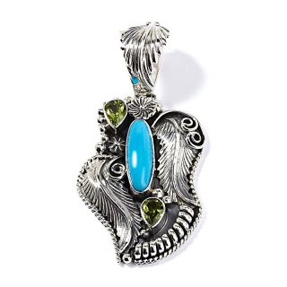 Jewelry Pendants Novelty Chaco Couture Turquoise Peridot Sterling