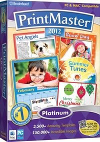 Printmaster 2012 Platinum by Broderbund Encore Software Unopened