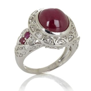 Jewelry Rings Gemstone Victoria Wieck Ruby & White Topaz