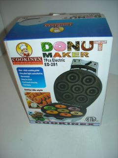  Cookinex 7 PC Donut Maker Electric