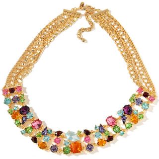  adrienne hollywood vine simulated gem crystal necklace rating 11 $ 69